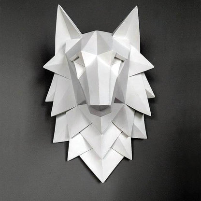Realistic Wolf Statue Home Decor