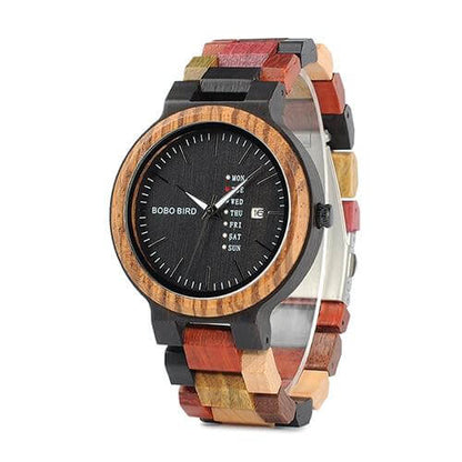 Stylish Brown Leather Wristwatch