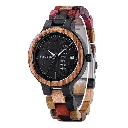 Stylish Brown Leather Wristwatch