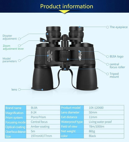 Clear Vision High Power HD Binoculars