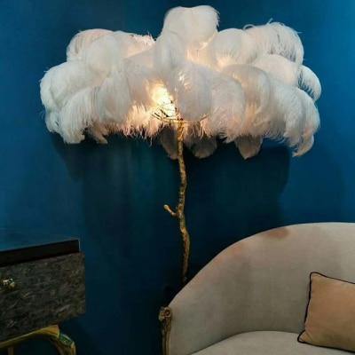 Elegant Wooden Floor Standing Lamp