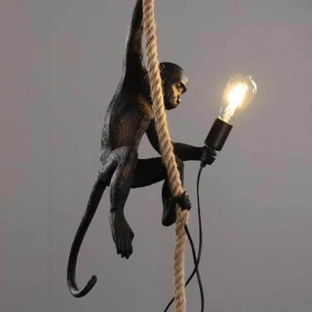 Modern Industrial Monkey Ceiling Lamp - Luxicro