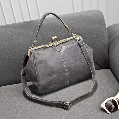 Vintage Worn Leather Women's Crossbody Bag