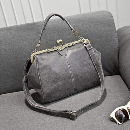 Vintage Worn Leather Women's Crossbody Bag