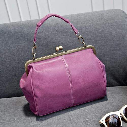 Vintage Worn Leather Women's Crossbody Bag