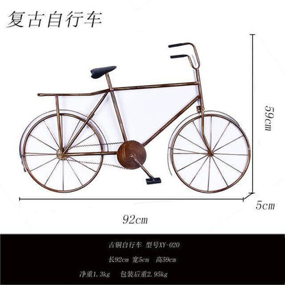 Retro Style Bicycle Metal Wall Decor