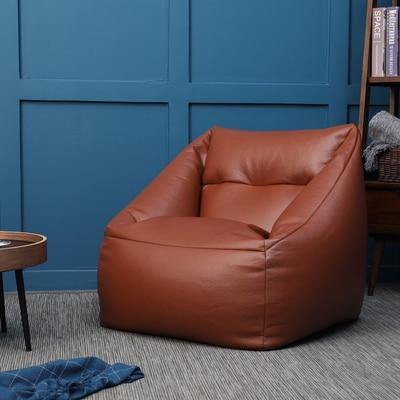 Plush Home Leather Bean Bag Chair