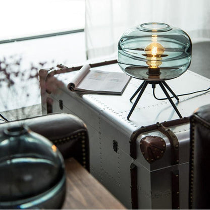 Classic Round Glass Table Light