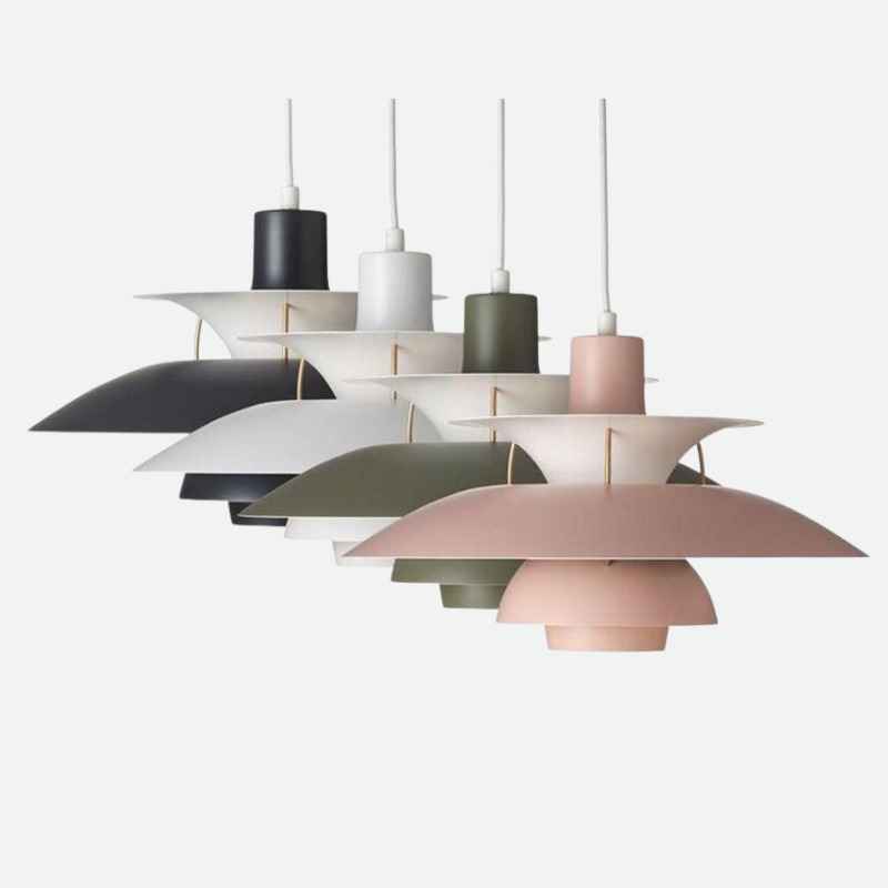 Vibrant Multilayer Pendant Lighting