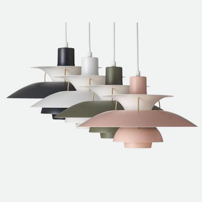 Vibrant Multilayer Pendant Lighting