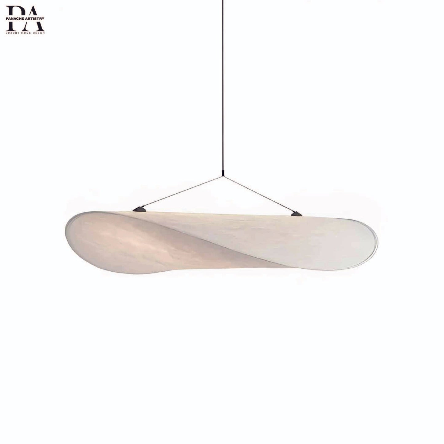 Airy White Glass Pendant Lamp