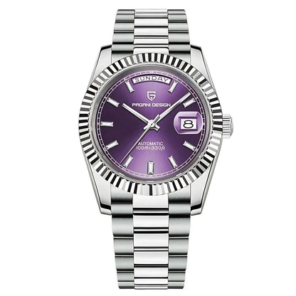 Luxury 40mm Auto Date Watch, Sapphire Crystal