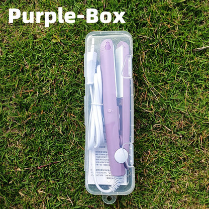 Compact Travel Ceramic Hair Curling Iron - Luxicro