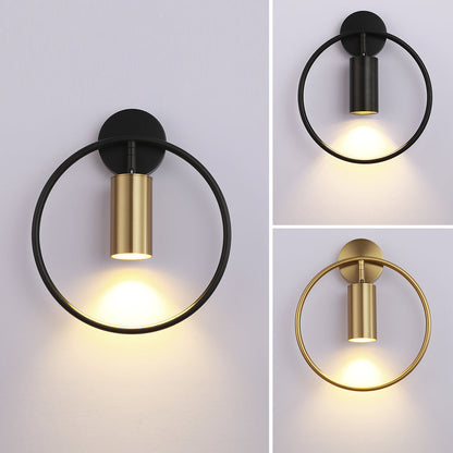 Elegant Golden LED Sconce Light