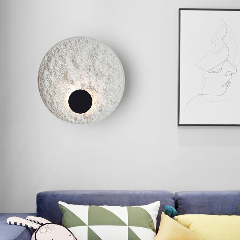Round Glass Globe Wall Light