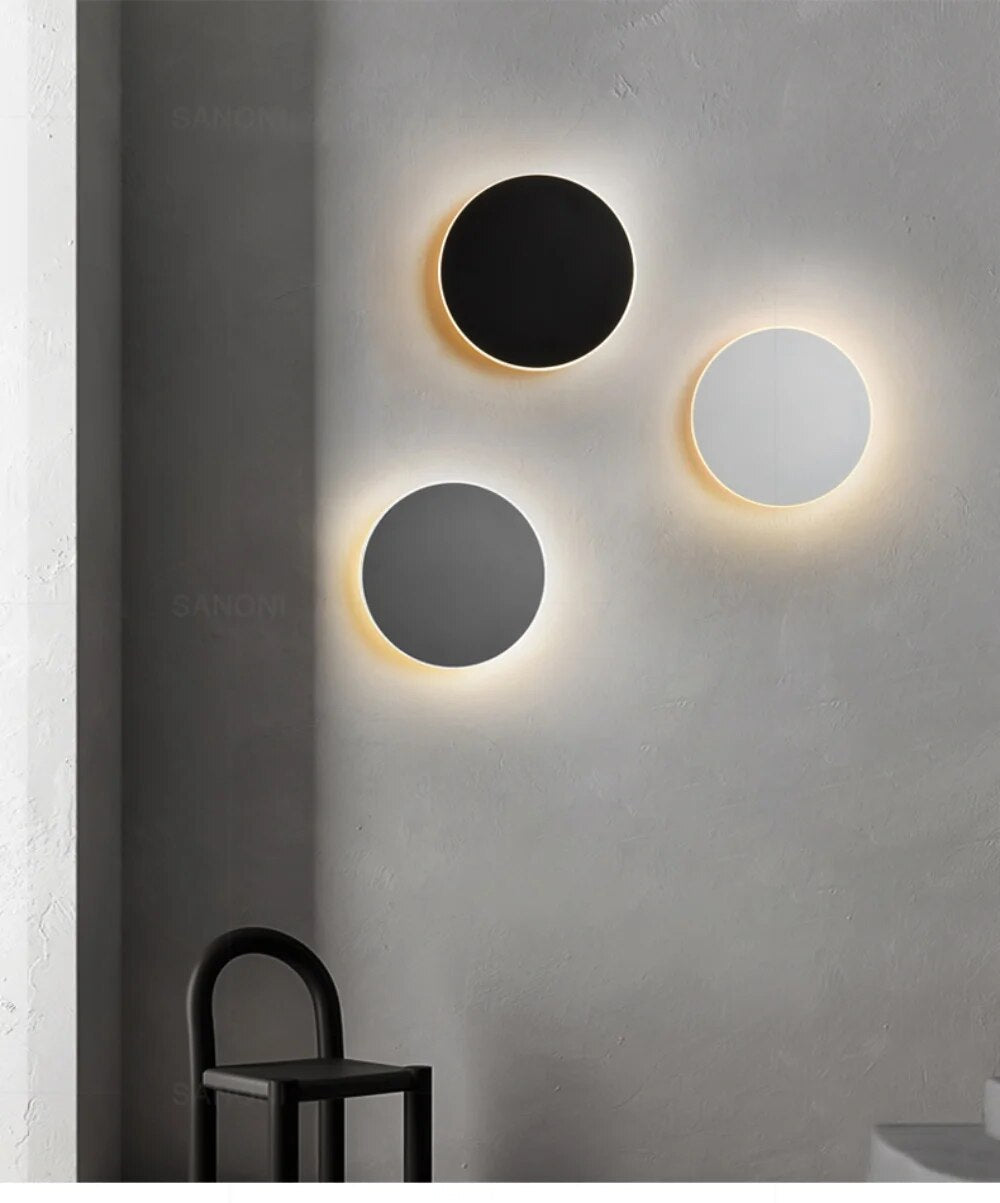 Round Contemporary LED Light Fixture