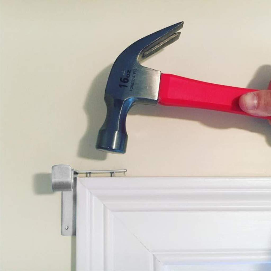 Simple Mount Curtain Rod Holder (2 Pack)