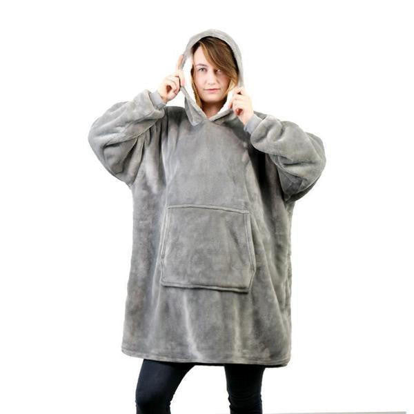 Cozy Fleece Lined Sweatshirt Blanket