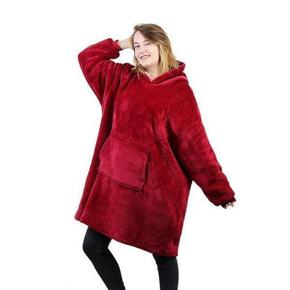 Cozy Fleece Lined Sweatshirt Blanket