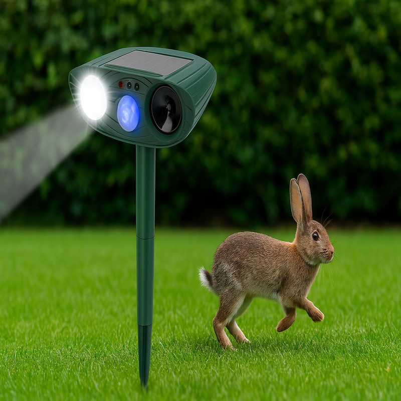 Outdoor Solar Powered Rabbit Repellent Garden Pest Control