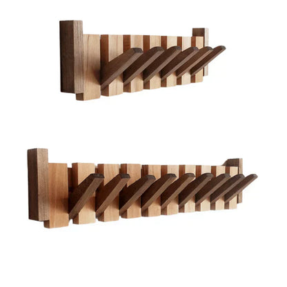 Rustic Wood Coat Hook Rack Hanger