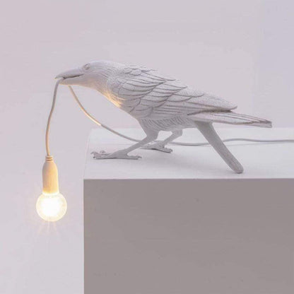 Dark Bird Table Lamp