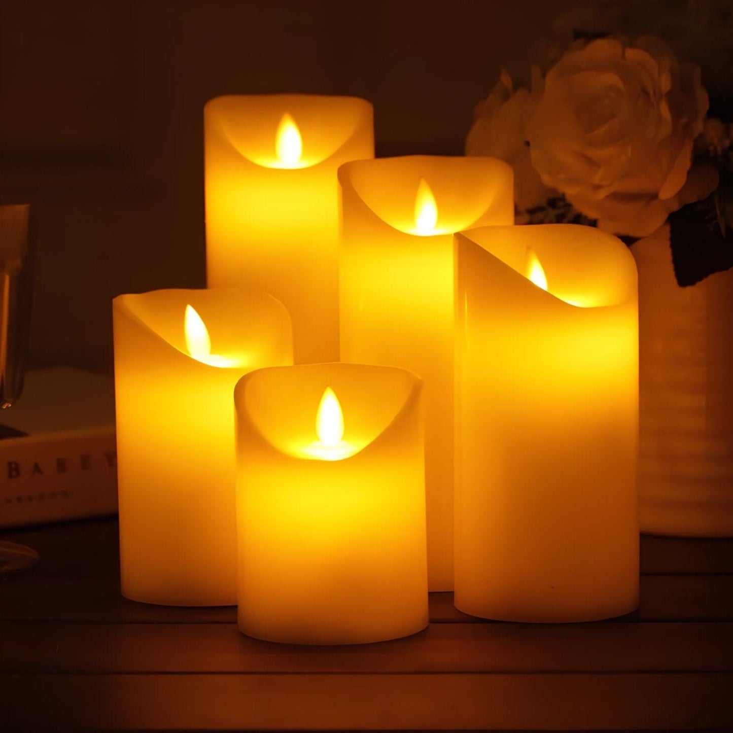 Realistic LED Flicker Candles