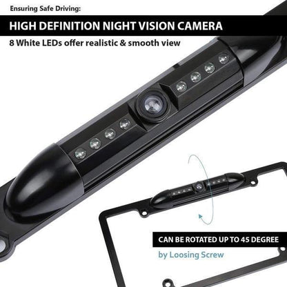 HD Car Number Plate Camera Mount