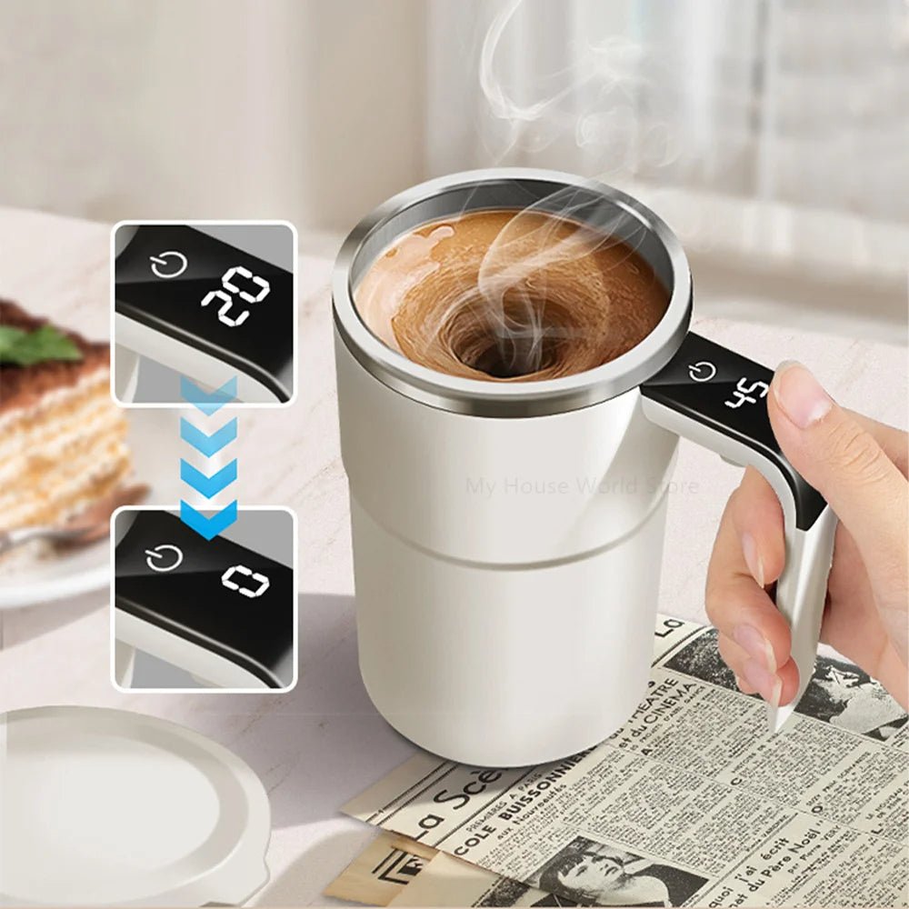 Insulated Smart Travel Coffee Mug with Thermometer - Luxicro