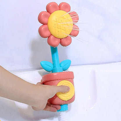 Fun Child Bath Toy with Floral Pattern - Luxicro