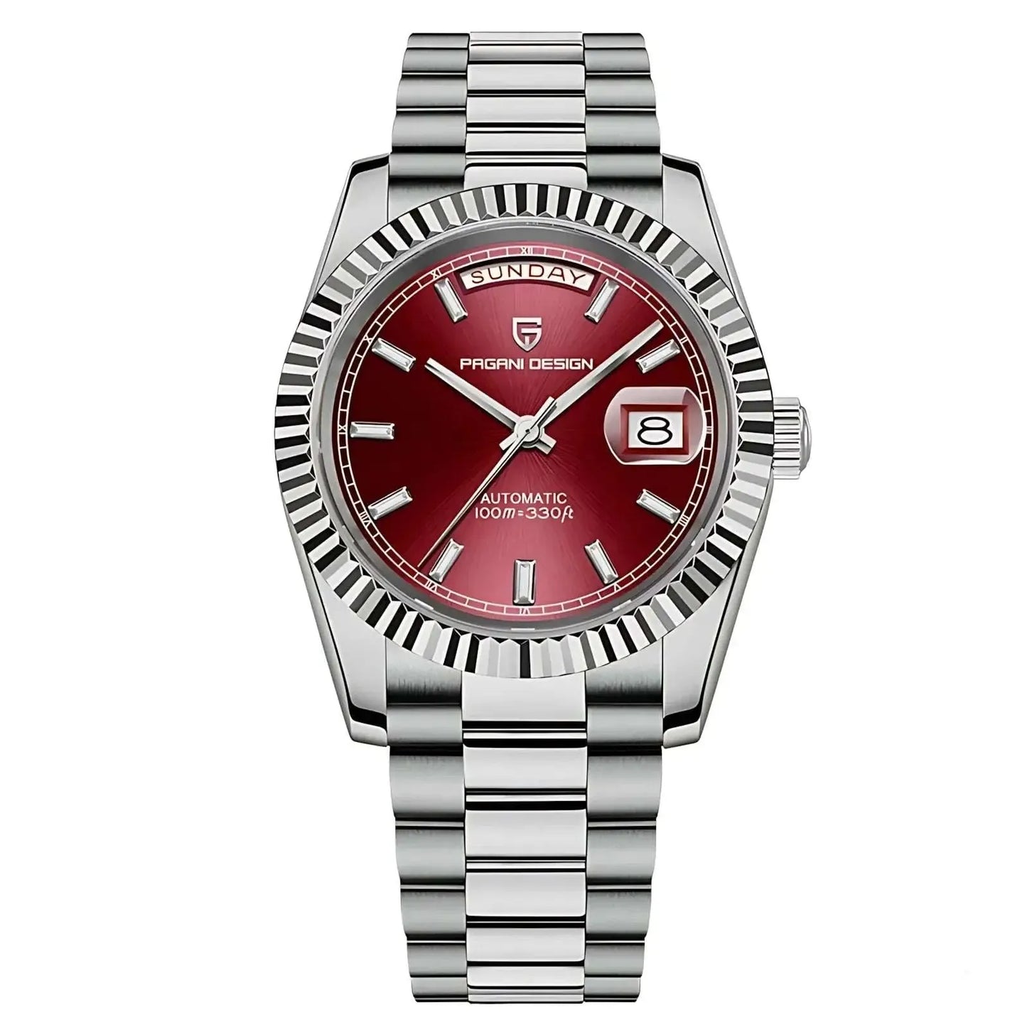 Luxury 40mm Auto Date Watch, Sapphire Crystal