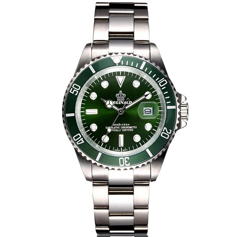 Classic Men's Stainless Steel Quartz Watch - Luxicro