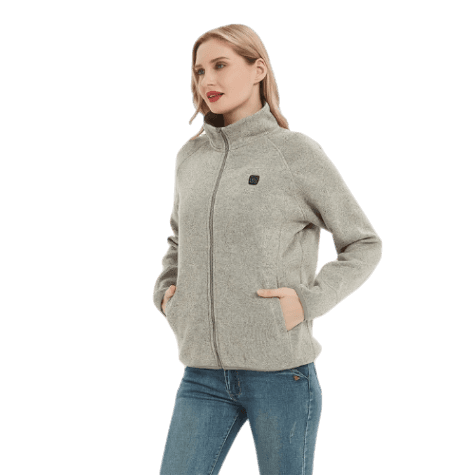 Warm Fleece Coat for Women | Soft Rechargeable Jacket - Luxicro