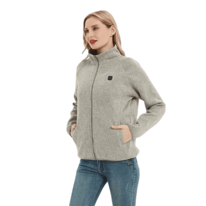 Warm Fleece Coat for Women | Soft Rechargeable Jacket - Luxicro