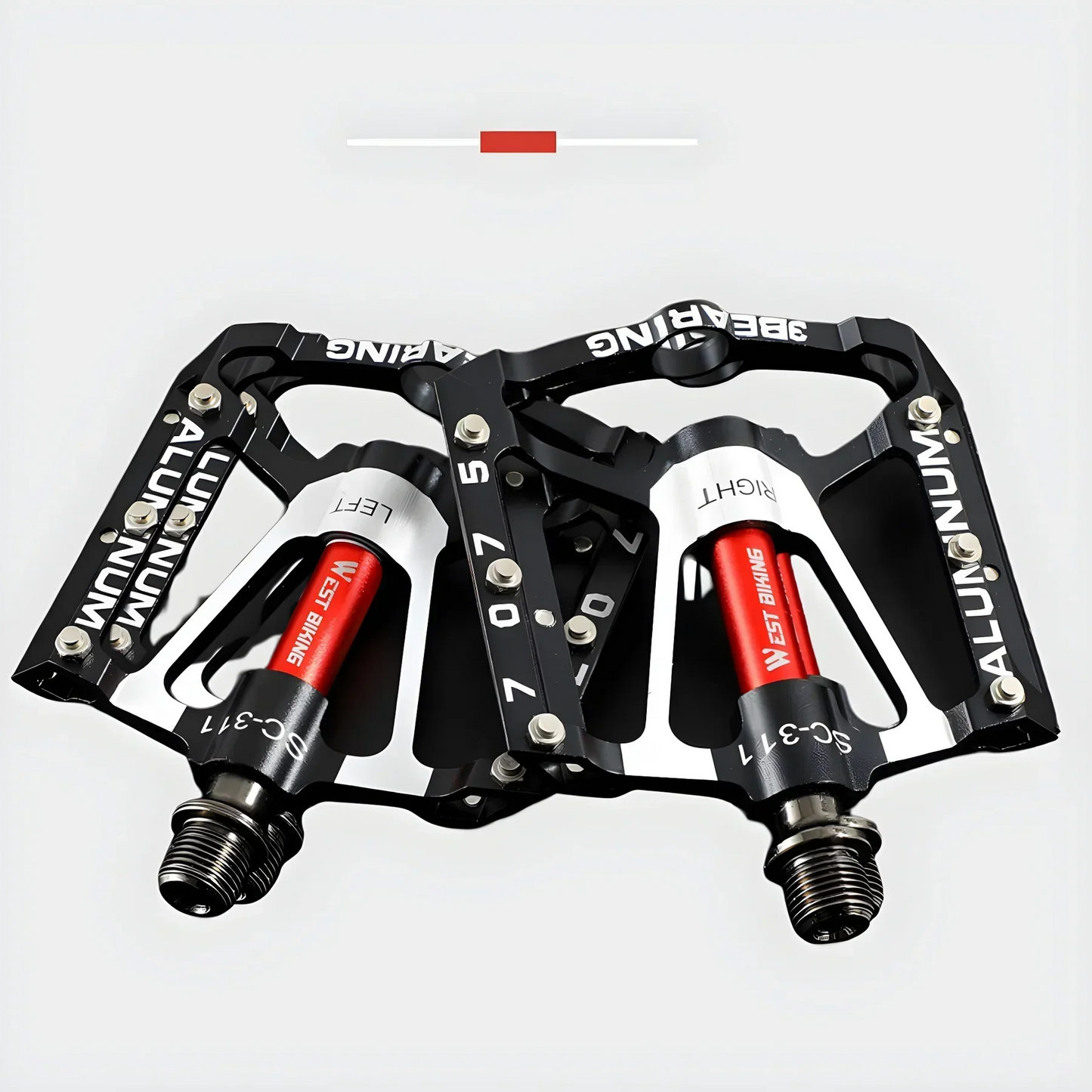 Lightweight Aluminum Bike Pedals with Grip