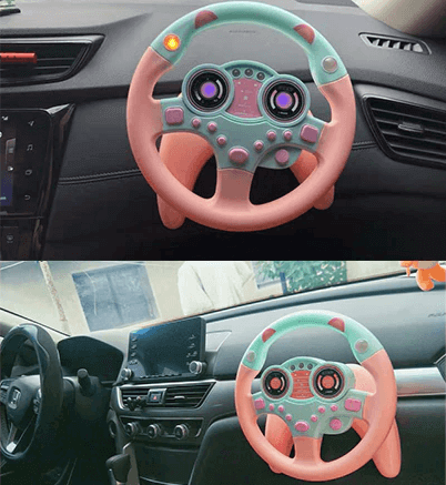 Exciting Kids Steering Wheel Gaming Accessory - Luxicro
