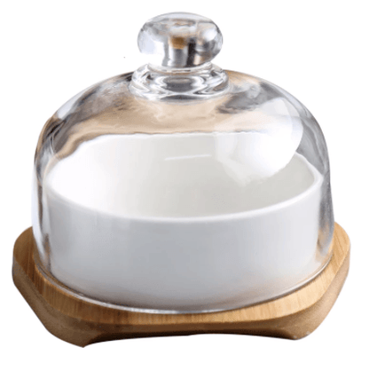 Transparent Round Dinner Serving Plate