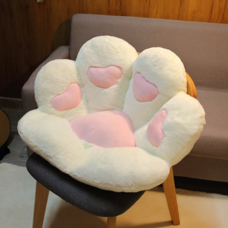 Colorful Cat Plush Throw Pillow