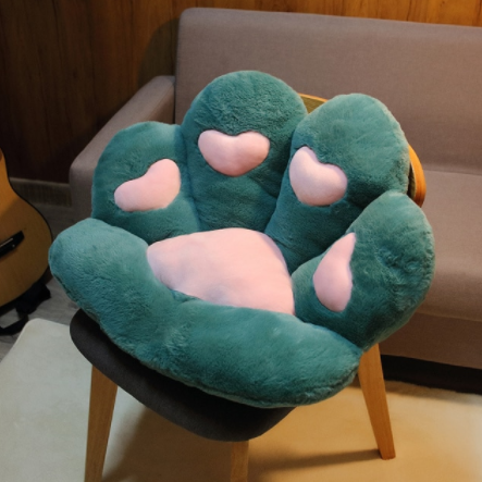 Colorful Cat Plush Throw Pillow