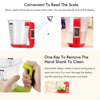 Precise Digital Kitchen Scale Cup