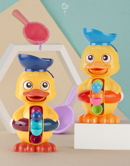 Colorful Quacking Duck Bathtub Toy
