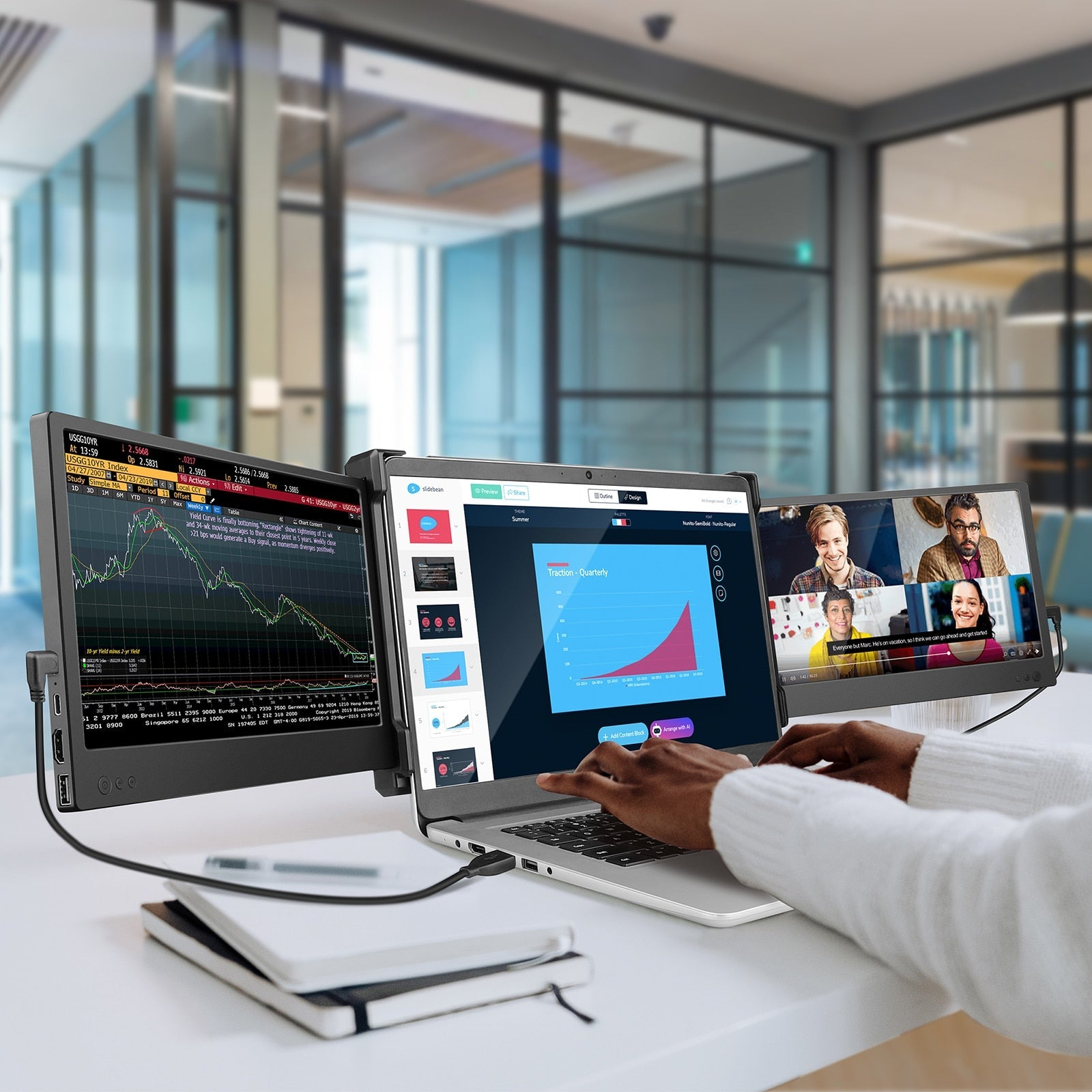 Portable Laptop Monitor Extender - Luxicro
