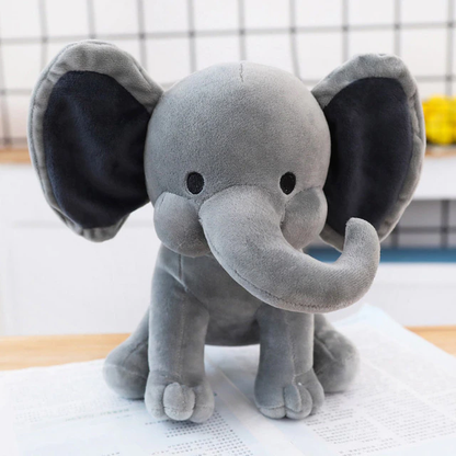 Cuddly Gray Plush Baby Pillow Toys - Luxicro