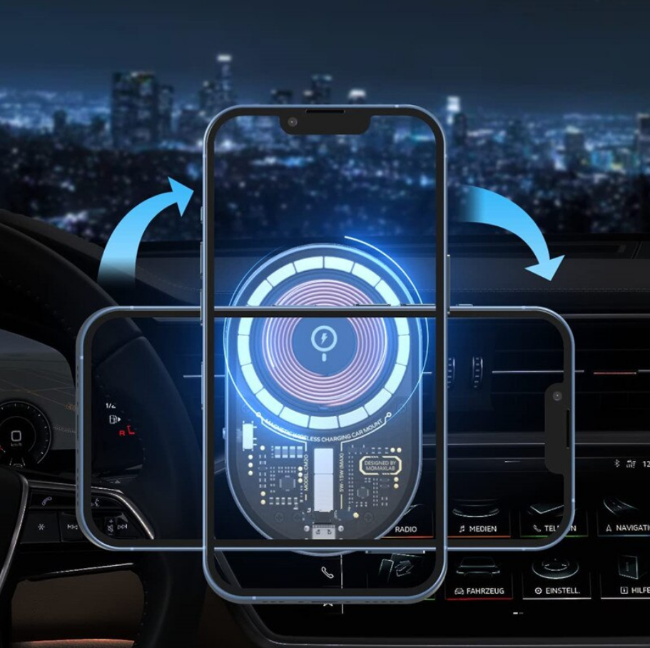Easy Car Phone Wireless Charger Holder - Luxicro