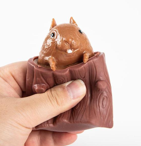 Cute Stress Relief Squishy Squirrel Toy