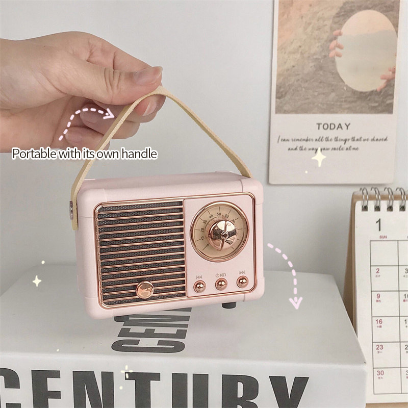 Portable Retro Bluetooth Speaker System