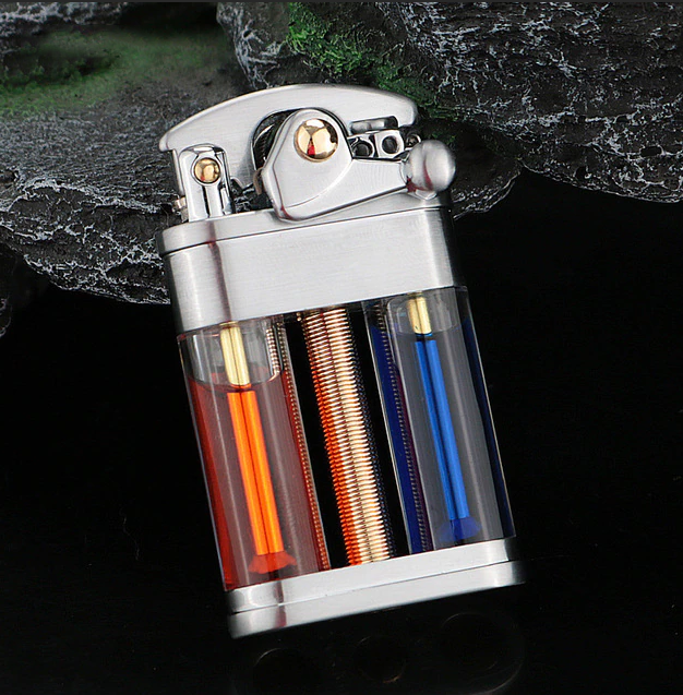 Slim Classic Silver Pocket Lighter