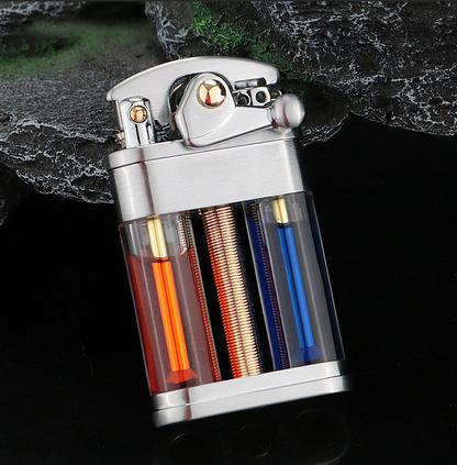 Slim Classic Silver Pocket Lighter