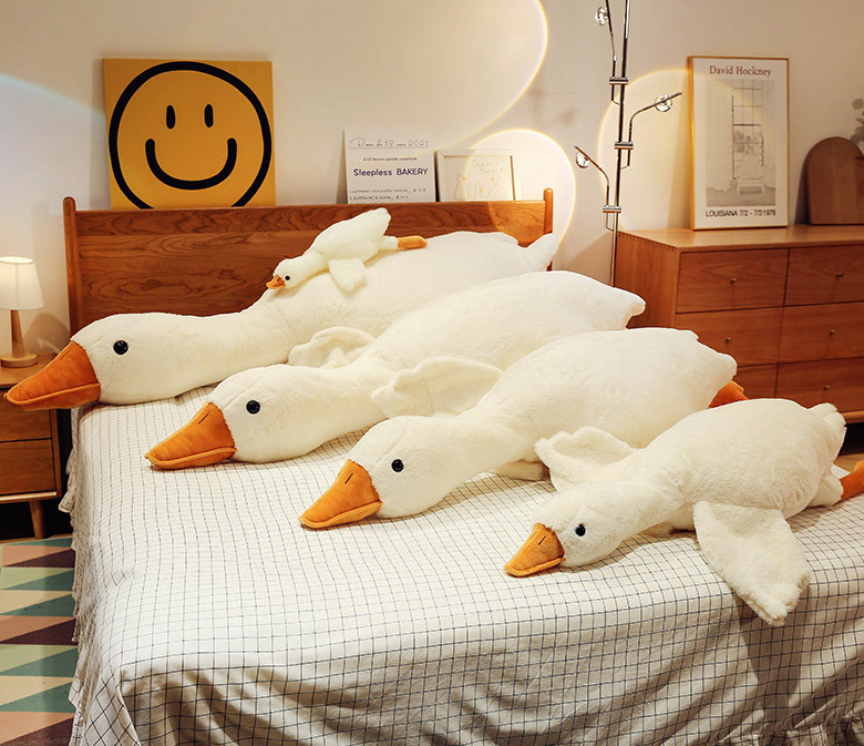 Cuddly Big Plush Duck Toy
