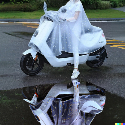 Breathable Heavy Duty Bike Rain Coat